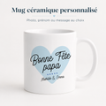Mug Fête des Pères personnalisé avec prénoms