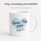Mug Fête des Pères personnalisé avec prénoms