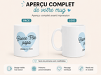 Mug Fête des Pères personnalisé avec prénoms