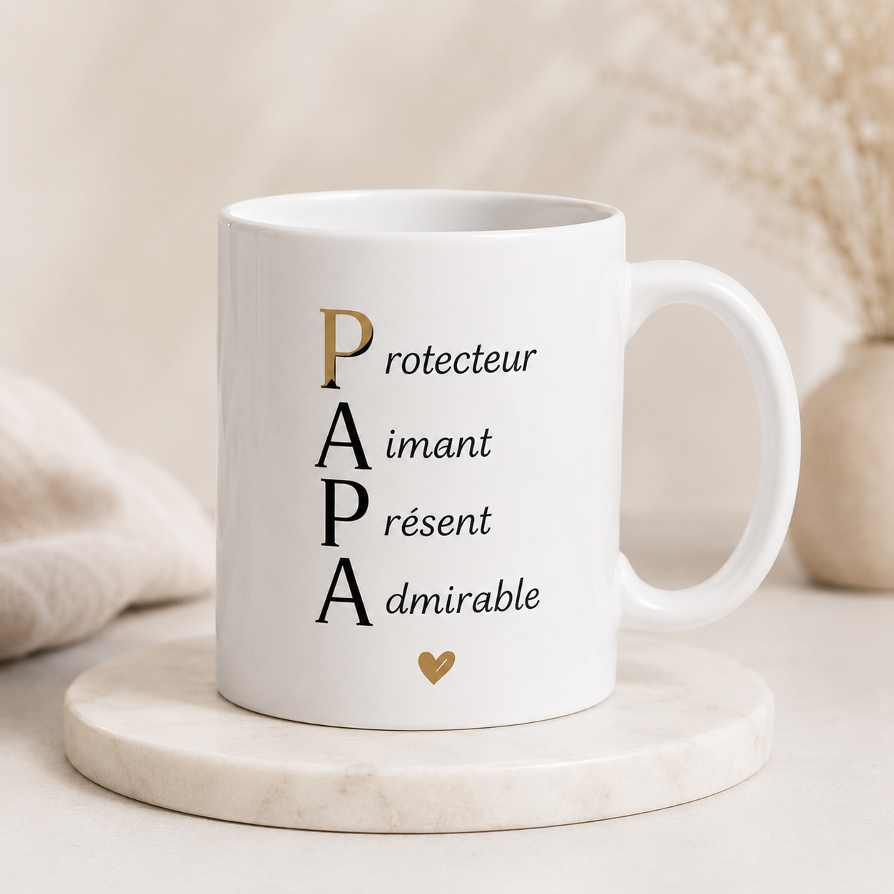 Mug Papa Protecteur Aimant Présent Admirable – Cadeau Fête des Pères