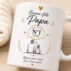 Mug Bonne Fête Papa – Meilleur Papa N°1