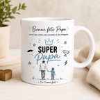 mug super papa cadeau fête des pères Tumby