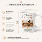 Mug Merci ATSEM Personnalisé avec Photo