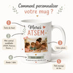 Mug Merci ATSEM Personnalisé avec Photo