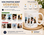 Mug Personnalisé Photo et Prénom, Tasse Personnalisée papa, Cadeau Papa Fête des Pères, tasse papa personnalisée, Mug fêtes des pères