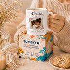 Idée Cadeau Fête des Mères Personnalisé Photo Prénom Texte | Mug Original Maman Mamie | Cadeau Fait Main France Unique
