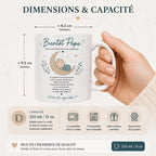 Mug Futur Papa Naissance – Cadeau Bientôt Papa avec Message Bébé