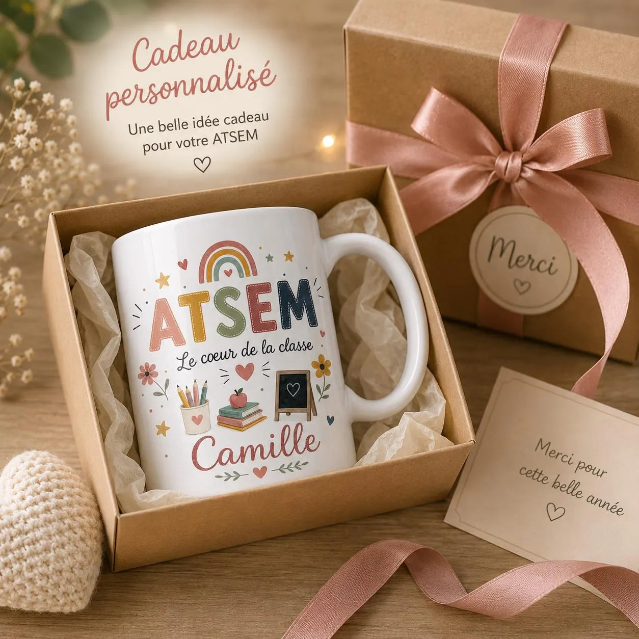 Mug ATSEM Personnalisé Prénom