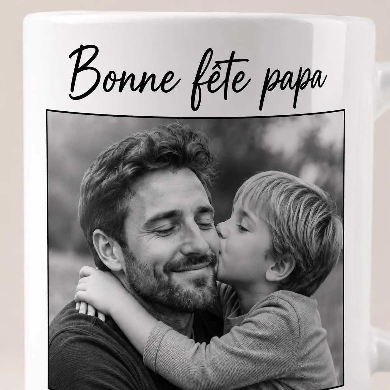 Mug Bonne Fête Papa Personnalisé avec Photo