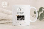 Cadeau Futur Papa Personnalisé, Annonce Grossesse Papa, Mug Photo Échographie, Tasse Bébé en Route, Idée Cadeau Fête des Pères