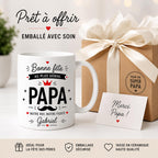 Cadeau Personnalisé Pour Papa, Mug Papa Personnalisé, Tasse Papa Personnalisée, Bonne Fête des Pères, Prénom Personnalisable