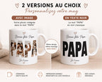 Mug Personnalisé Photo et Prénom, Tasse Personnalisée papa, Cadeau Papa Fête des Pères, tasse papa personnalisée, Mug fêtes des pères