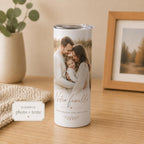 Gourde Personnalisée Prénom Photo — Gourde Isotherme avec Paille, Cadeau Maîtresse ATSEM Enfant Rentrée, Bouteille Inox Fait Main France