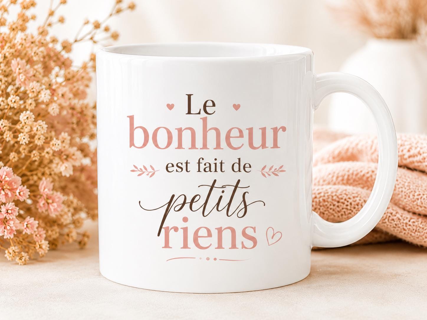Mug Citation Personnalisée – Tasse Texte Libre avec Message Personnalisé