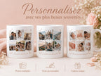 Mug Photo Pêle-Mêle Personnalisé, Tasse avec Plusieurs Photos, Cadeau Photo Famille Couple, Mug Souvenirs