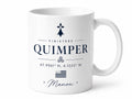 Mug Bretagne personnalisé avec ville – Coordonnées GPS et prénom