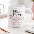 Mug collègue fous rires personnalisé – Cadeau drôle de bureau