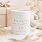 Mug demande marraine personnalisé – Veux-tu être ma marraine ?