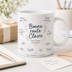Mug départ collègue personnalisé – Messages et signatures de l’équipe