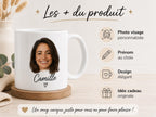 tasse personnalisée photo tête