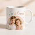 Mug personnalisé enfants avec photo et prénom(s), tasse enfant personnalisée, cadeau enfant