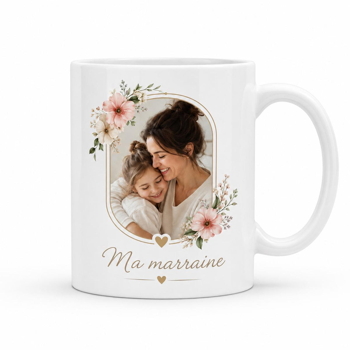Mug marraine personnalisé avec photo – Cadeau du filleul