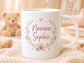 Mug nounou personnalisé avec prénom – Tasse cadeau assistante maternelle