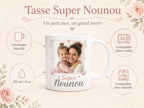Mug nounou personnalisé avec photo – Cadeau merci assistante maternelle
