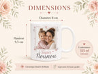 Mug nounou personnalisé avec photo – Cadeau merci assistante maternelle