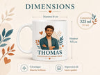 Mug éducateur personnalisé avec prénom – Cadeau métier et remerciement
