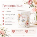 Mug personnalisé et imprimé avec soin dans un atelier français.