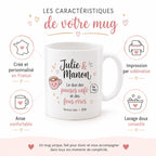 Mug collègue fous rires personnalisé – Cadeau drôle de bureau