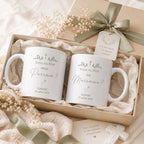 Duo Mug Demande Parrain Marraine Personnalisé, Veux-tu Être Mon Parrain Ma Marraine, Cadeau Baptême