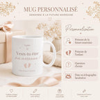 Mug demande marraine personnalisé – Veux-tu être ma marraine ?
