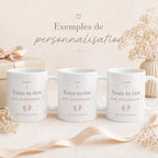 Mug demande marraine personnalisé – Veux-tu être ma marraine ?