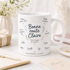Mug départ collègue personnalisé – Messages et signatures de l’équipe