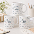 Mug départ collègue personnalisé – Messages et signatures de l’équipe