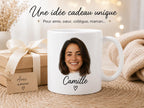 tasse personnalisée photo tête