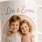 Mug personnalisé enfants avec photo et prénom(s), tasse enfant personnalisée, cadeau enfant