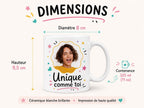Mug photo tête personnalisé – Cadeau collègue humoristique avec visages