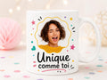 Mug photo tête personnalisé – Cadeau collègue humoristique avec visages