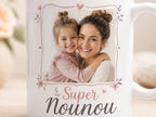 Mug nounou personnalisé avec photo – Cadeau merci assistante maternelle