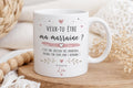 Mug Demande Parrain Personnalisé, Veux-tu Être Mon Parrain, Cadeau Annonce Grossesse ou Baptême avec Prénom