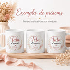 Tasse personnalisée Tata avec prénom – Mug en céramique 325 ml