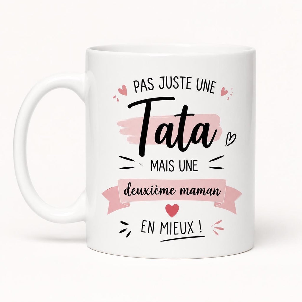 Tasse personnalisée Tata – Mug avec prénom, cadeau original pour une tata