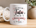 Tasse personnalisée Tata – Mug avec prénom, cadeau original pour une tata