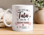 Tasse personnalisée Tata – Mug avec prénom, cadeau original pour une tata