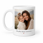 Tasse personnalisée photo et texte – Mug avec photo, cadeau personnalisé anniversaire couple famille - tasse céramique personnalisable