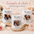 Tasse personnalisée copine avec photo – Mug photo amie, cadeau meilleure amie, anniversaire
