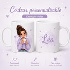 Mug personnalisé prénom et avatar photo – Tasse portrait personnalisée avec visage